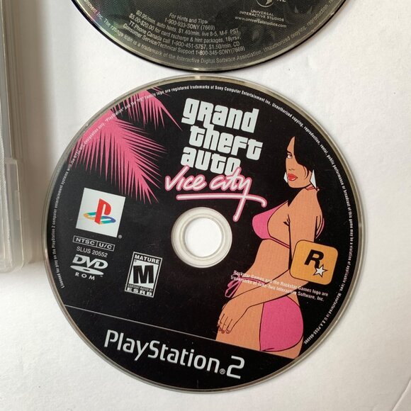 AS IS Lot of EMPTY PS2 PS3 Cases Manuals & 2 Games GTA Vice City Crash Bandicoot - Picture 7 of 10